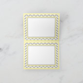 De Druk van de Chevron van de Tutu van het Meisje Bedankkaart (Binnen)