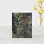 De druk van de de notakaart van de "groene Grot" Kaart (Gele Bloem)