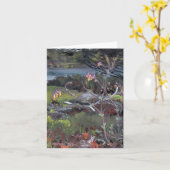 De druk van de de notakaart van de "van de Libel Kaart (Gele Bloem)