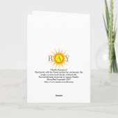 De Druk van de Hand van de gezondheid Kaart (Achterkant)