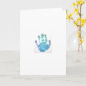 De Druk van de Hand van Jackson Kaart (Gele Bloem)