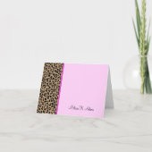 De Druk van de luipaard Kaart (Voorkant)