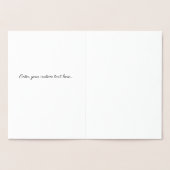 De Druk van de pagina Dank u voor Uw Kaart van de  (Binnen)