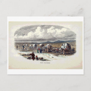 De  druk van de Pioneers Briefkaart