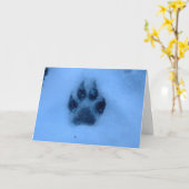 De Druk van de poot Kaart (Gele Bloem)