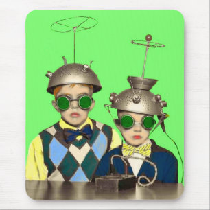 de druk van de Space Cadet Brothers Muismat