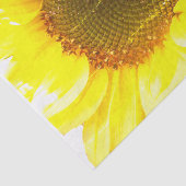De Druk van de zonnebloem Tissuepapier (Detail)