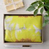 De Druk van de zonnebloem Tissuepapier (Geschenk)