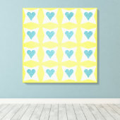 De Druk van het Canvas van de Dag van de valentijn Afdruk (Insitu (Houten vloer))
