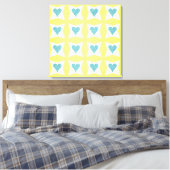 De Druk van het Canvas van de Dag van de valentijn Afdruk (Insitu (Slaapkamer))