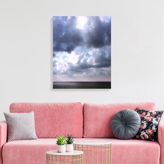 De druk van het Canvas van het Eind Afdruk (Insitu (Woonkamer))