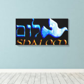 De Druk van het Canvas van Shalom (Insitu (Houten vloer))