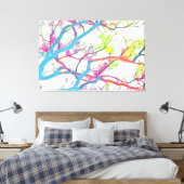 De Druk van het Canvas van takken (het drijven) Afdruk (Insitu (Slaapkamer))