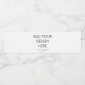 De Druk van het Etiket van de waterfles (Enkel label)