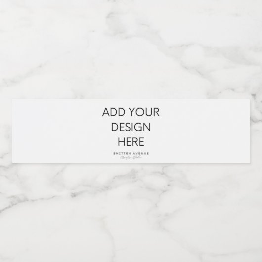 De Druk van het Etiket van de waterfles (Enkel label)