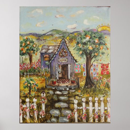 De druk van het kerkhuis poster (Voorkant)