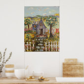 De druk van het kerkhuis poster (Keuken)