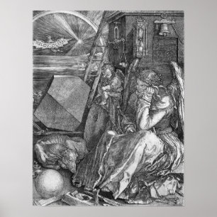 De Druk van Melencolia door Albrecht Durer Poster
