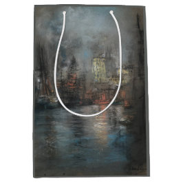 De drukke haven (door Glenn Cooper Henshaw) Medium Cadeauzakje