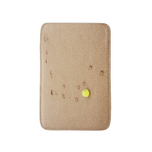 De Drukken van de verf in het Zand Badmat (Voorkant Verticaal)