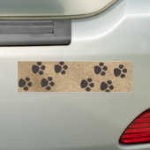 De Drukken van de verf in het Zand Bumpersticker (Op auto)