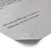 De Drukken van de verf in het Zand Poster (Hoek)