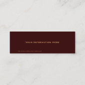 De Drukken van de verf op de Visitekaartjes van he (Achterkant)