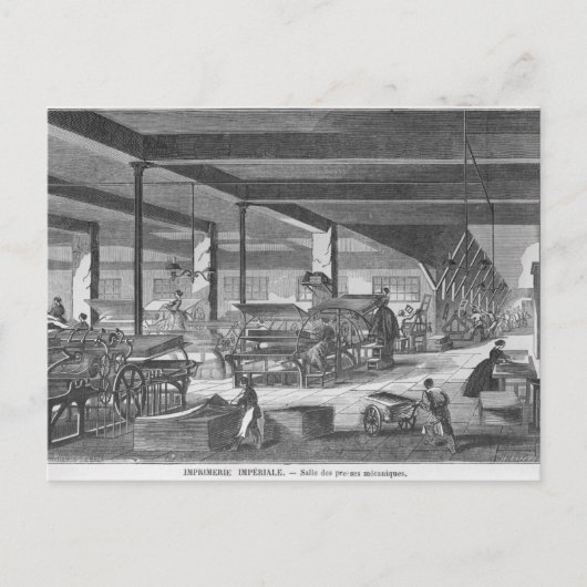 De drukkerij briefkaart (Voorkant)