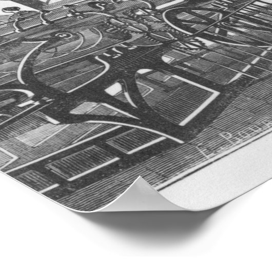 De drukkerij poster (Hoek)