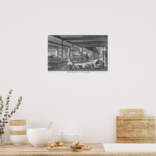 De drukkerij poster (Keuken)