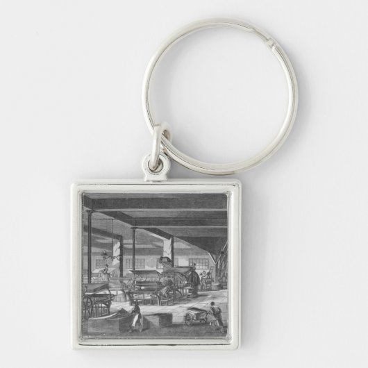De drukkerij sleutelhanger (Voorkant)