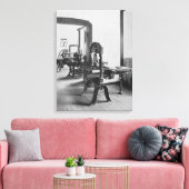 De drukkerijen van de Bauh Canvas Afdruk (Insitu (Woonkamer))