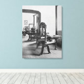 De drukkerijen van de Bauh Canvas Afdruk (Insitu (Houten vloer))