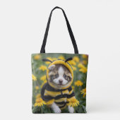 De drukste pup in de weide tote bag (Achterkant)