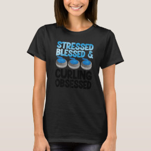 De drukte Gezegelde en Kromende Mannen van de were T-shirt