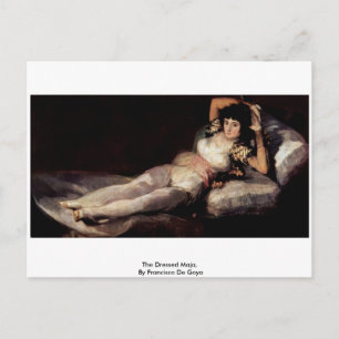 De drukte Maja, van Francisco de Goya Briefkaart