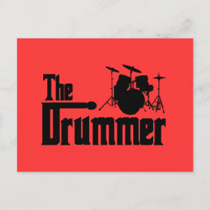 De drummer briefkaart