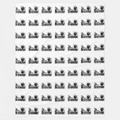 De drummer drums Music Fleece Deken (Voorkant)