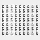 De drummer drums Music Fleece Deken (Voorkant (Horizontaal))