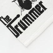 De drummer drums Music Fleece Deken (Hoek)