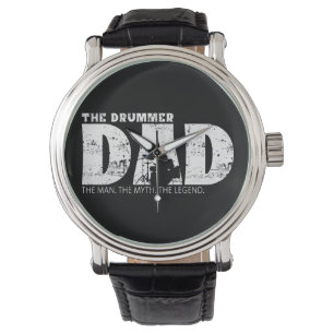De Drummer Gift voor papa Horloge