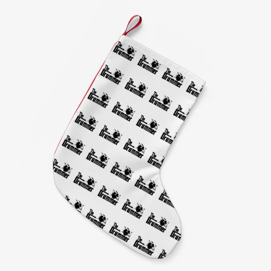 De drummer kleine kerstsok (Voorkant (Hangend))