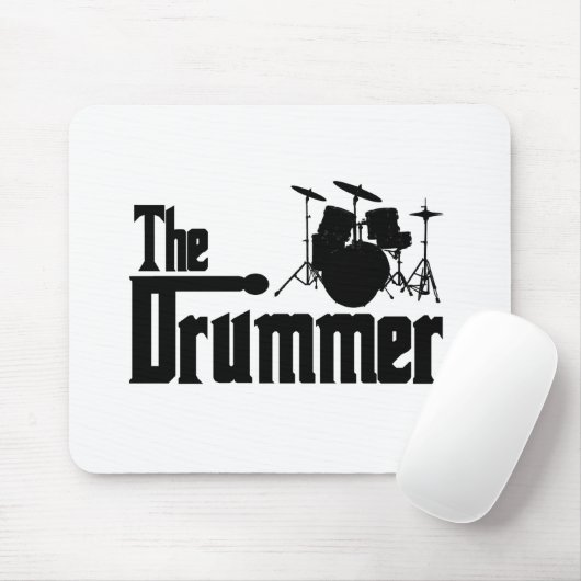 De drummer muismat (Met muis)