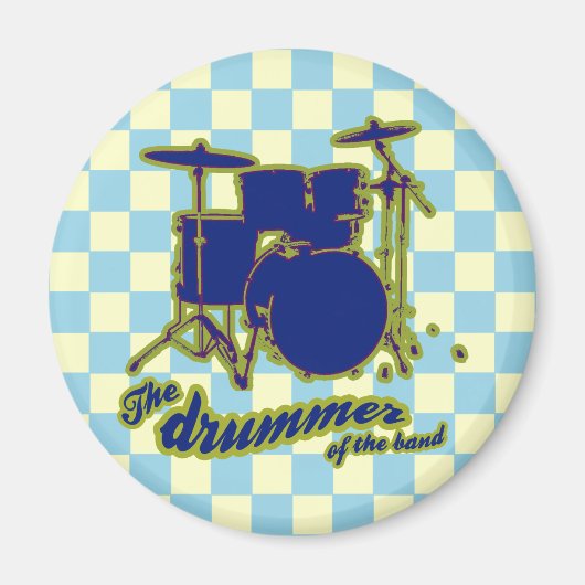De drummer ~ Muziek Magneet (Voorkant)