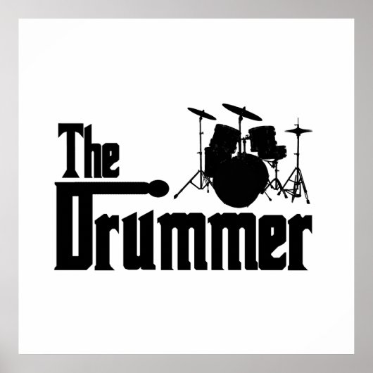 De drummer poster (Voorkant)