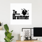 De drummer poster (Thuiskantoor)