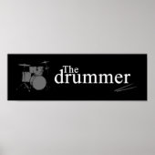 de drummer poster (Voorkant)