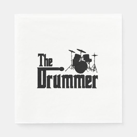 De drummer servetten (Voorkant)
