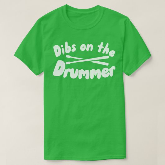De drummer t-shirt (Design voorkant)