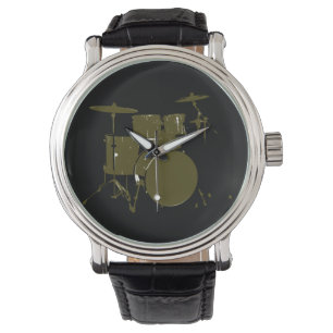 De drummer tijd horloge